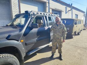 Еще один УАЗ отправили нижегородским бойцам на&nbsp;СВО
