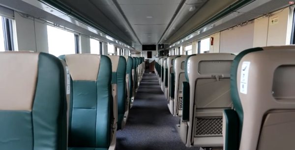 Нижегородцам показали, как выглядит новый скоростной поезд «Буревестник» изнутри