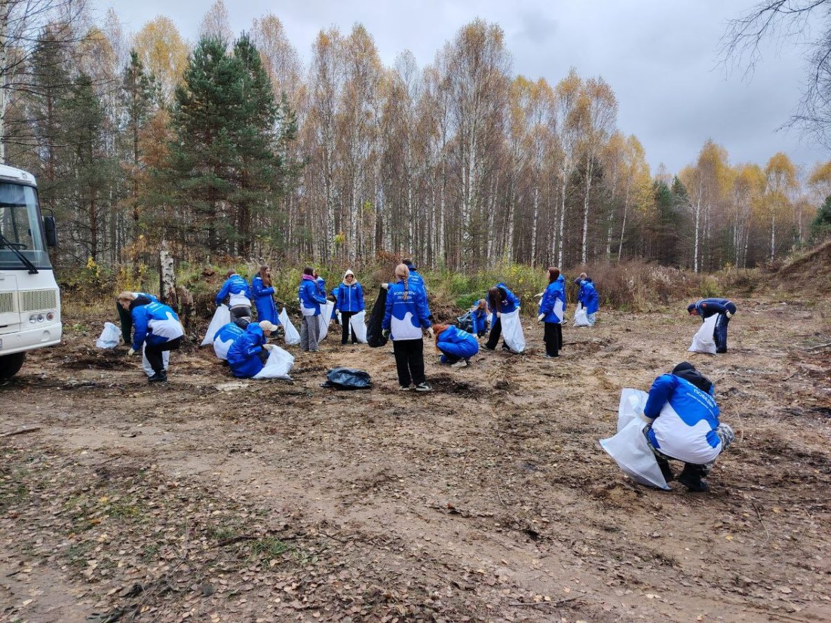 Свыше 200 кубометров мусора собрали в Богородском и Воротынском округах