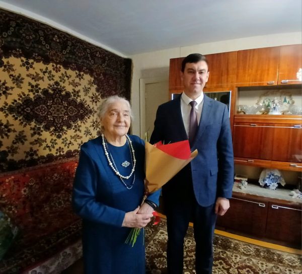 95-летний юбилей отметила ветеран Великой Отечественной войны Екатерина Тилунас