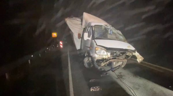 «ГАЗель» врезалась в отбойник на трассе в Княгининском округе