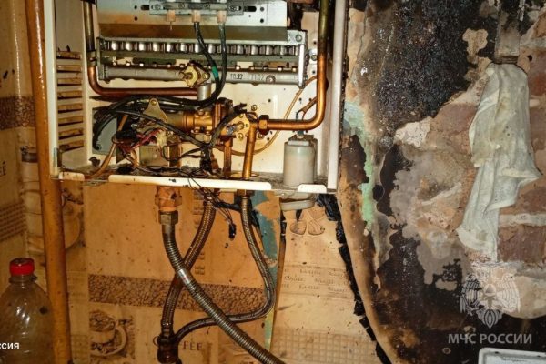 Пожар из-за сломанной газовой колонки произошел на улице Ярошенко