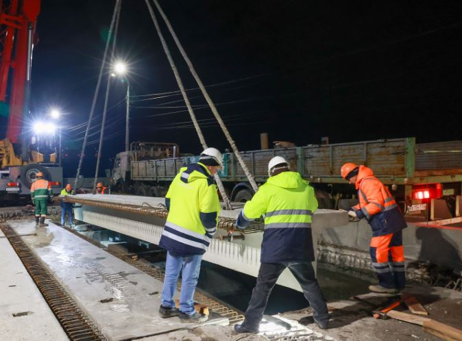 В Нижнем Новгороде продолжается капитальный ремонт Мызинского путепровода