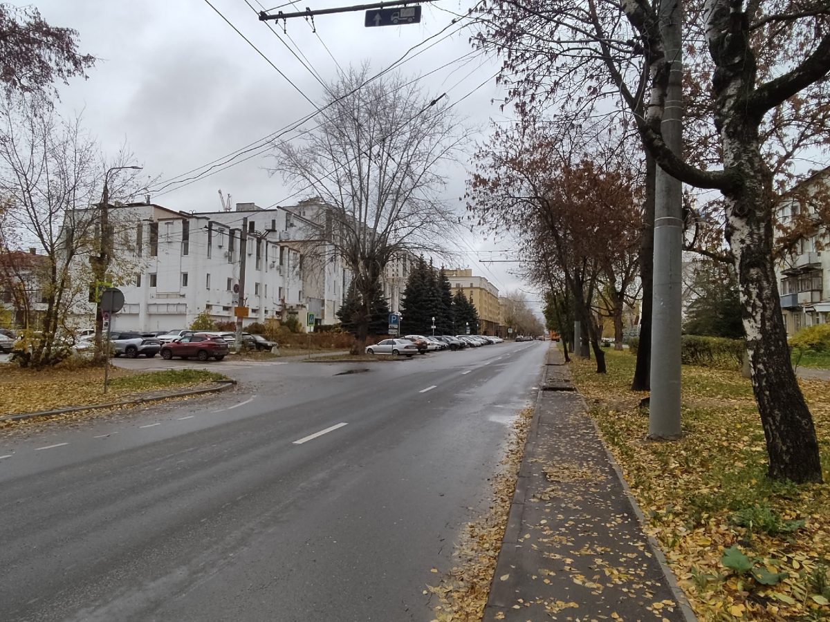 Современная улица 50-лет Победы в Нижнем Новгороде