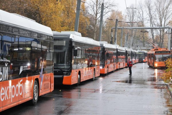4 электробуса обновили время отправления последних рейсов в Нижнем Новгороде