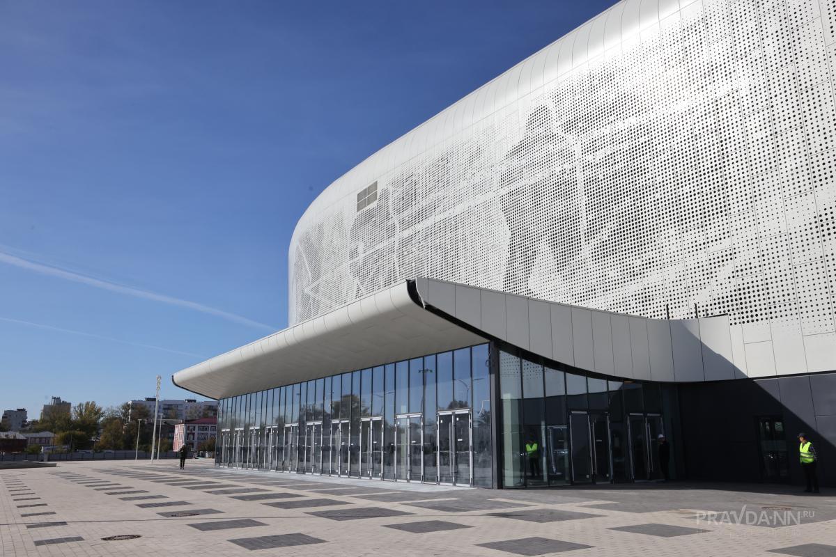 Опубликованы фото ледовой арены в Нижнем Новгороде: она готова на 96%