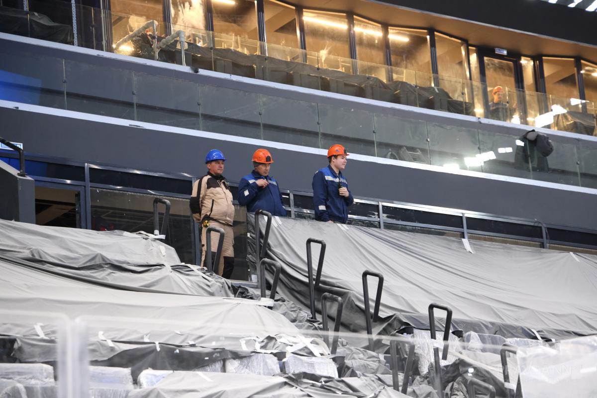 Ледовая арена в Нижнем Новгороде готовится к сдаче в эксплуатацию