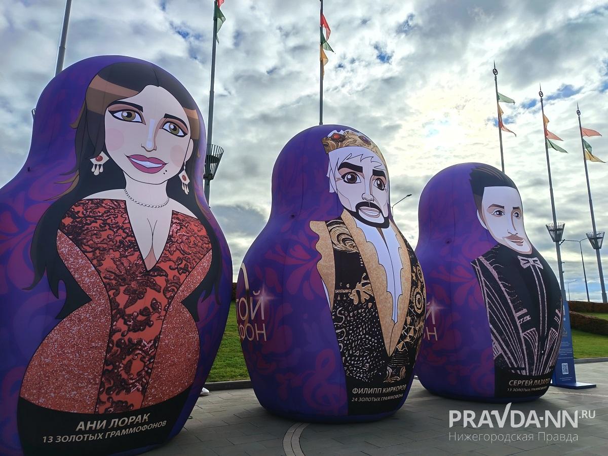 Звездные матрешки на Нижегородской ярмарке