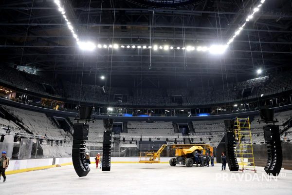 Гордость региона: завершается строительство Ледовой арены в Нижнем Новгороде