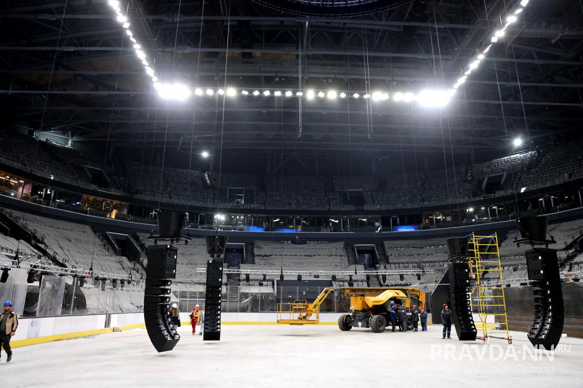 Ледовая Арена на Стрелке готова на 96%