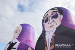 Звездные матрешки на Нижегородской ярмарке