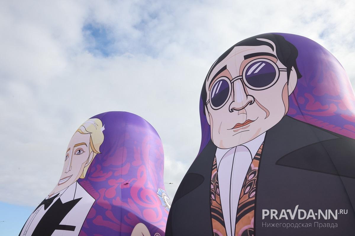 Звездные матрешки на Нижегородской ярмарке