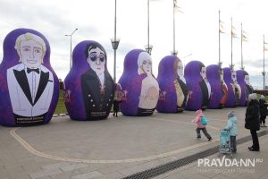 Звездные матрешки на Нижегородской ярмарке