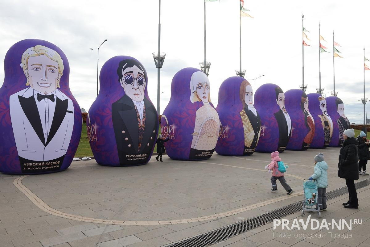 Звездные матрешки на Нижегородской ярмарке