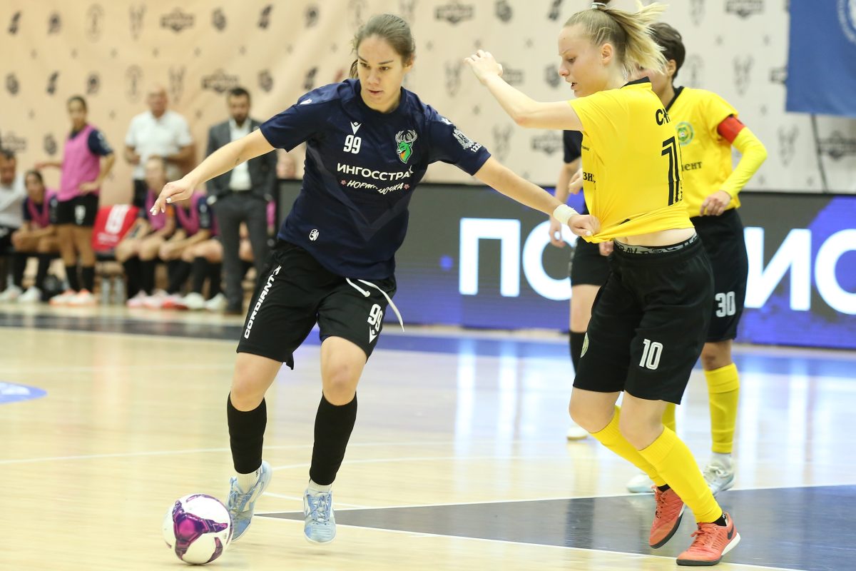 Футзалистки «Норманочки» во второй раз одолели «Лагуну-УОР» из Пензы