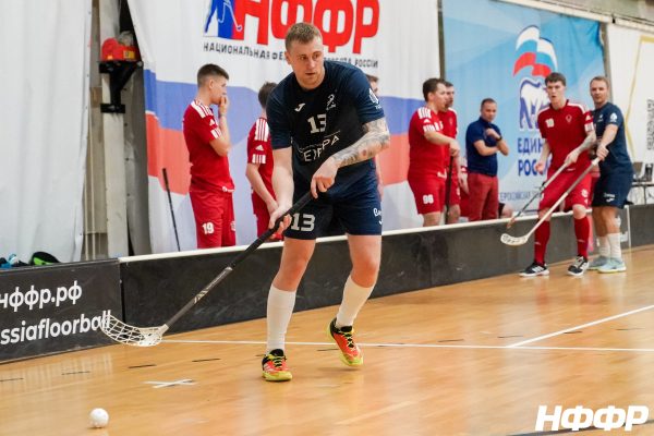 Флорболисты «Мининского» одержали третью победу подряд в высшей лиге