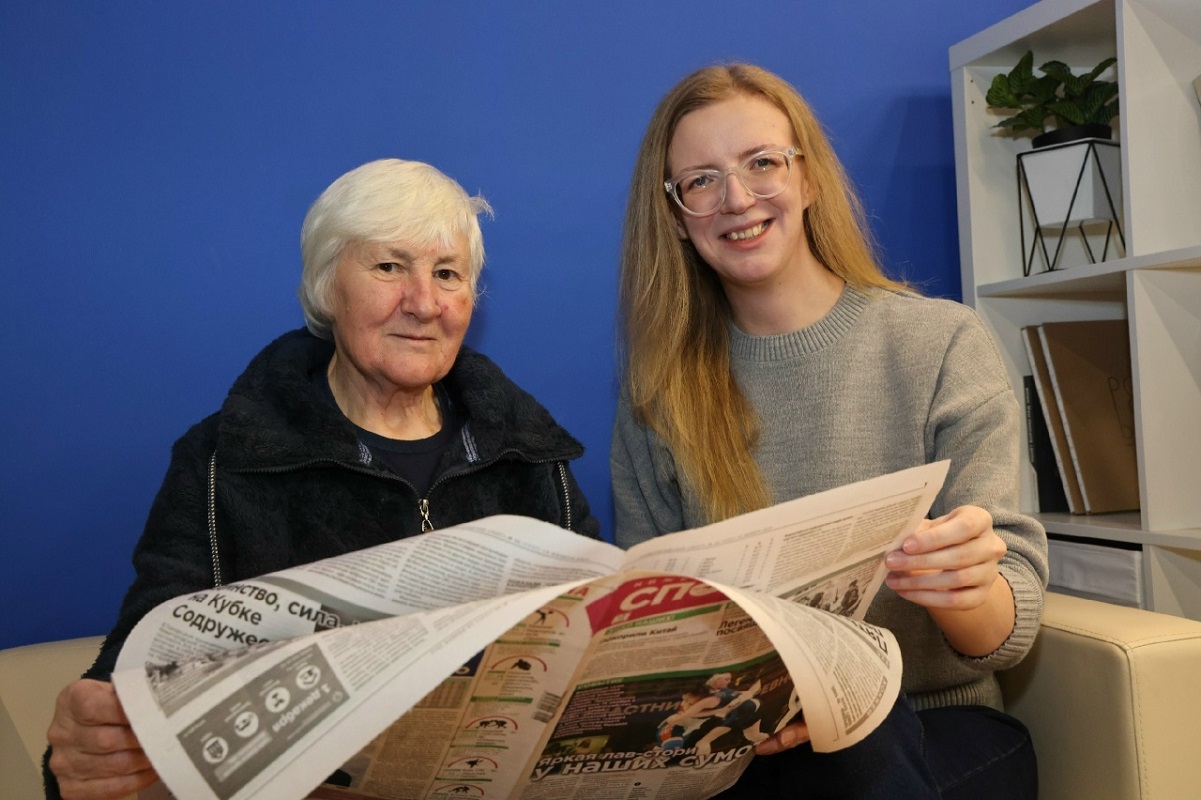 Татьяна Антонова и Диана Бабинец были желанными гостями в редакции «Нижегородского спорта»