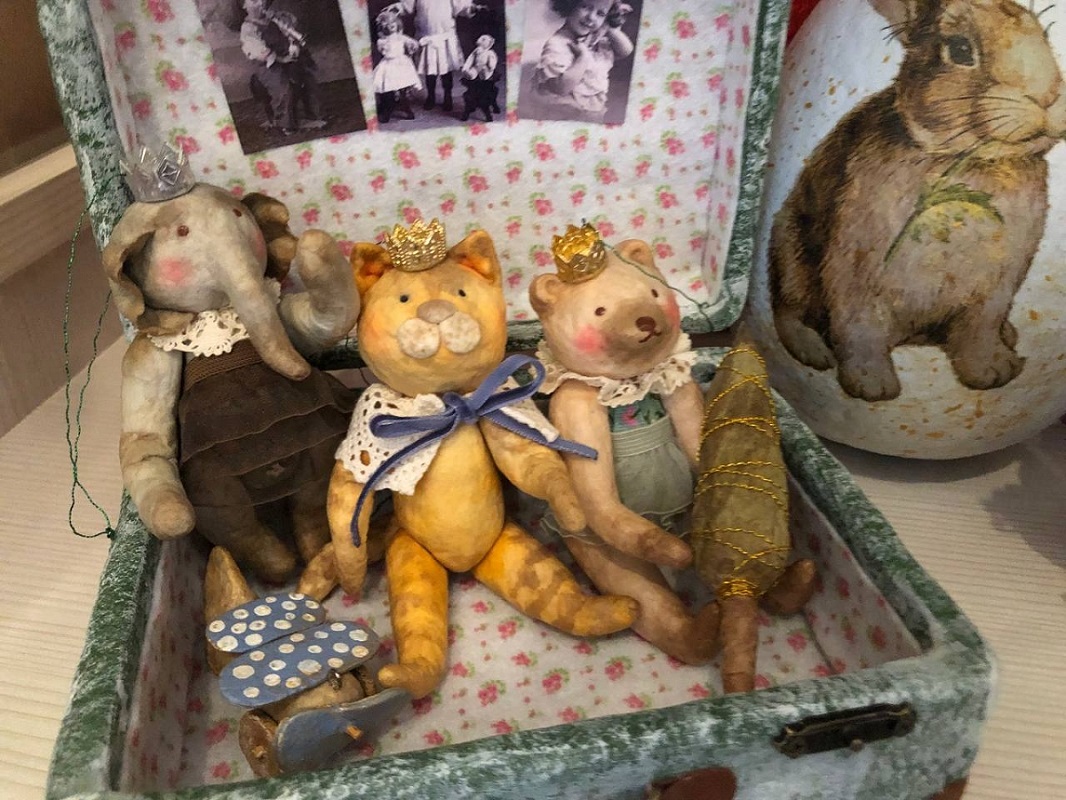 Каждая сделанная своими руками ватная игрушка неповторима