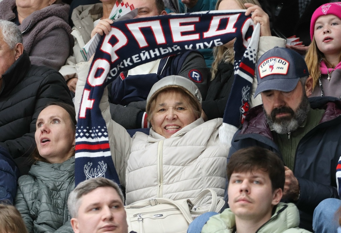 Во время матча со «Спартаком» нижегородские болельщики, как обычно, были на высоте
