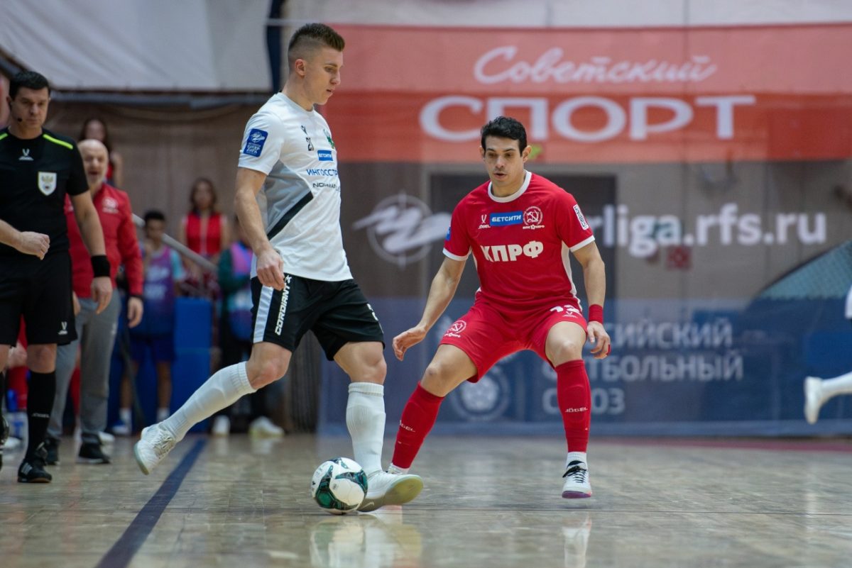 За 2 секунды до конца футзалисты «Торпедо» добыли выигрыш в матче с&nbsp;КПРФ