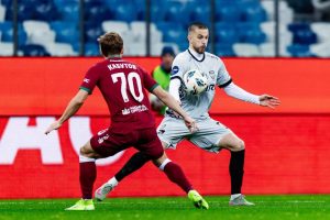 Три клуба РПЛ интересуются защитником «Пари НН» Максимом Шнапцевым