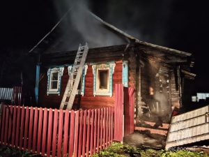 Два нижегородца погибли на пожаре в Вачском районе