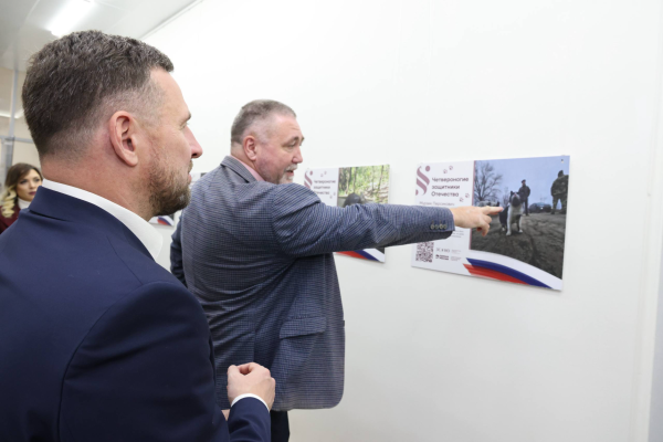 Фотовыставка о четвероногих друзьях из зоны СВО открылась в Нижнем Новгороде