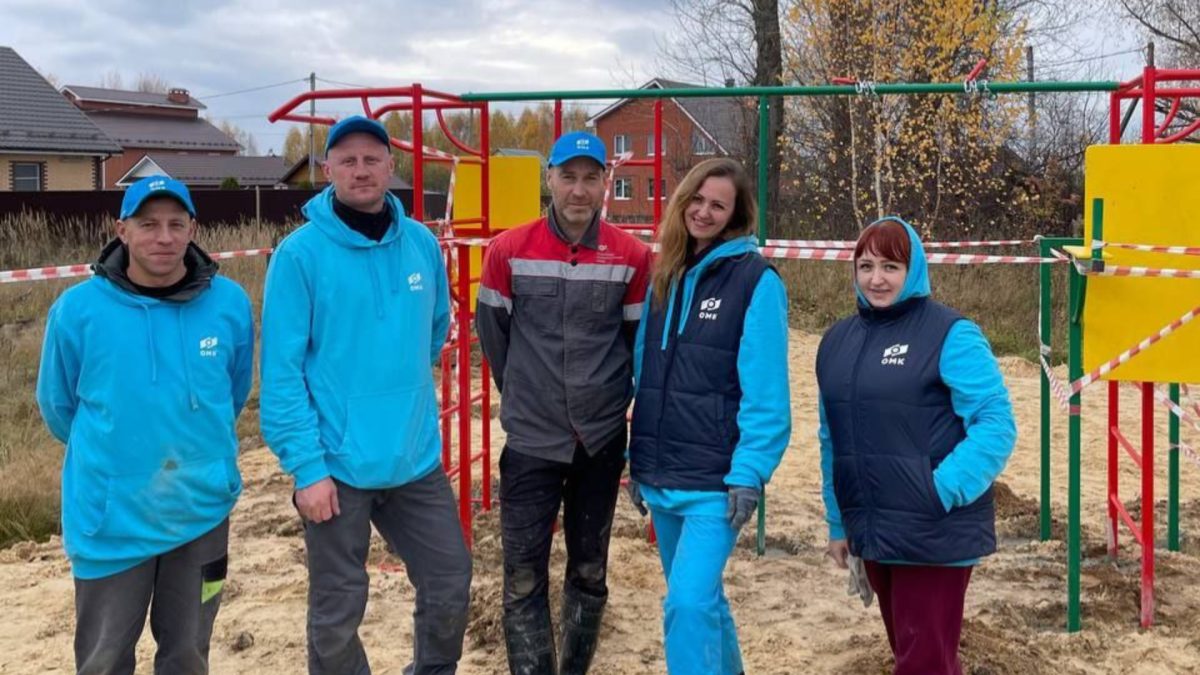 Обновленную детскую площадку «Спортивный островок» открыли в Выксунском округе