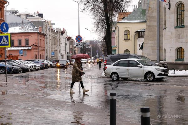 Мокрый снег и гололед прогнозируют в Нижнем Новгороде в выходные