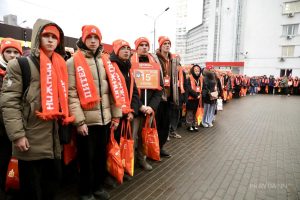 Отправление поезда в Санкт-Петербург в рамках проекта «Уроки с путешествием»