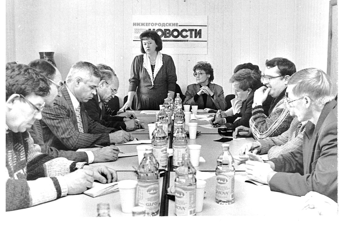 Ольга Савинова на встрече с нижегородскими журналистами