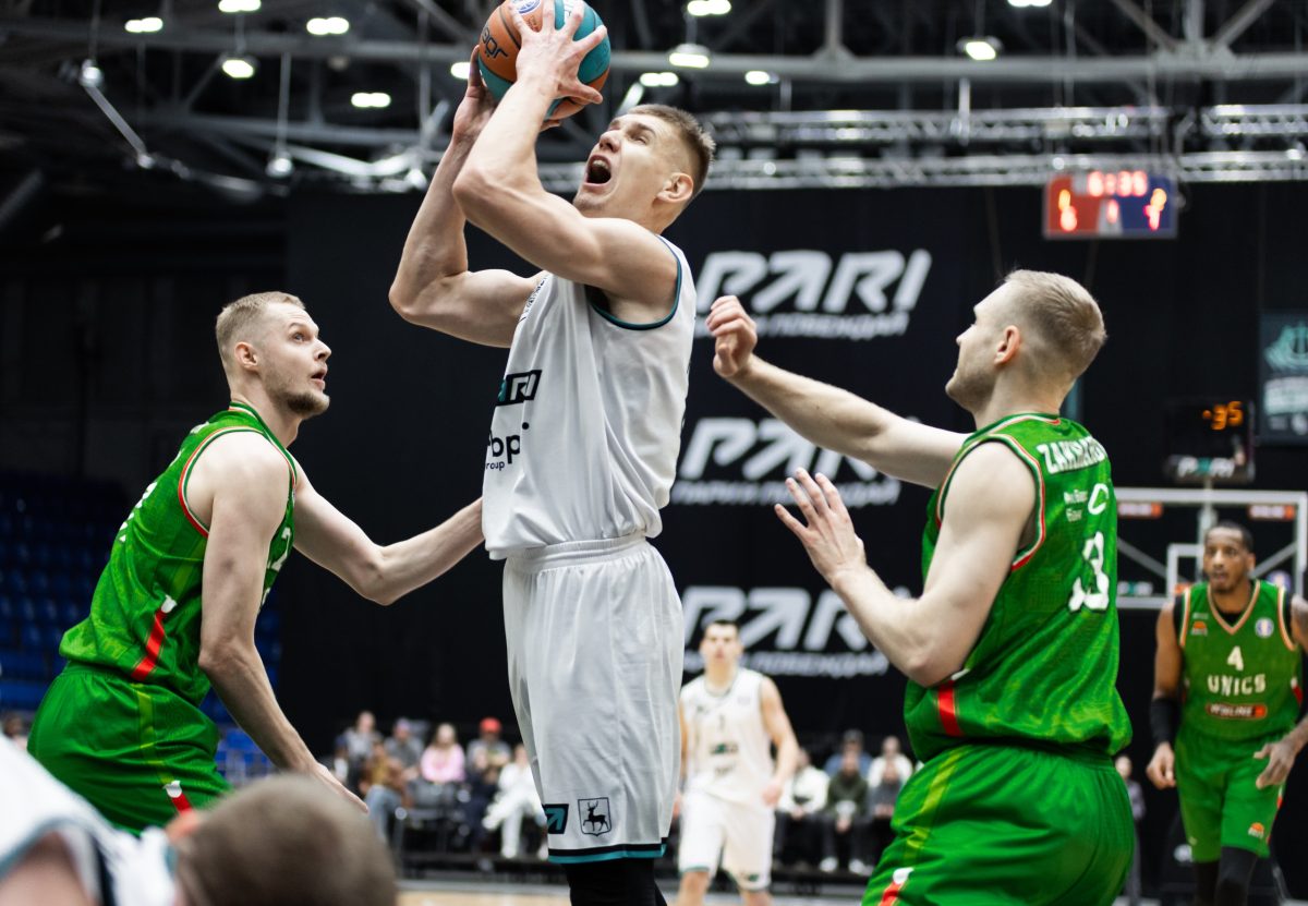 Крупное поражение в Единой лиге ВТБ потерпели баскетболисты «Пари НН»