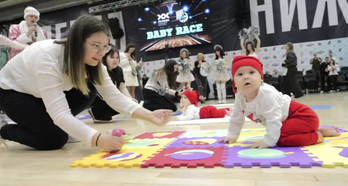 Ползунковый забег среди малышей прошел в ФОКе «Мещерский»