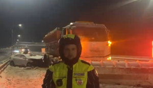 Четыре человека пострадали в ДТП со снегоуборочной машиной в Арзамасе