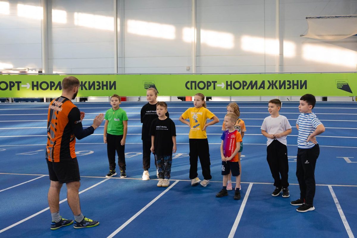 В рамках проекта «ОСНОВА» провели беговую семейную тренировку