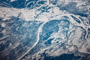 Заснеженный Нижний Новгород сфотографировали из космоса