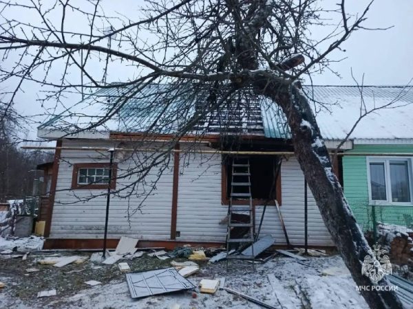 Двое детей пострадали на пожаре в жилом доме в Дальнеконстантиновском округе