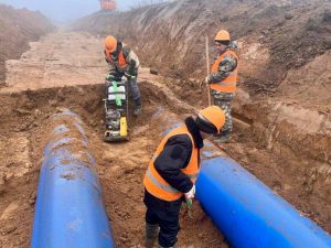В Ольгино и Новинках построено девять километров нового водовода