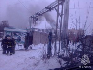 Крупный пожар произошел в Приокском районе Нижнего Новгорода