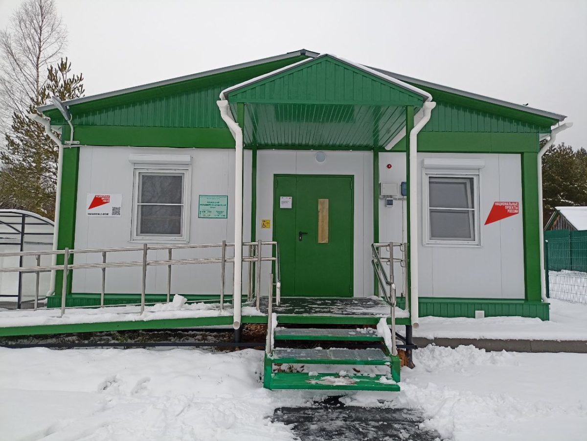 В двух селах Вачского округа открыли новые модульные ФАПы