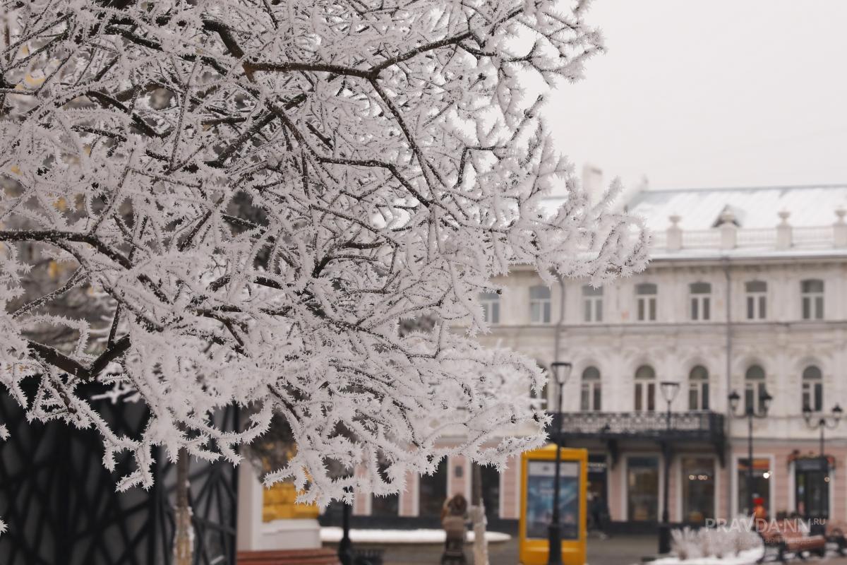 Морозные и снежные выходные ожидают нижегородцев