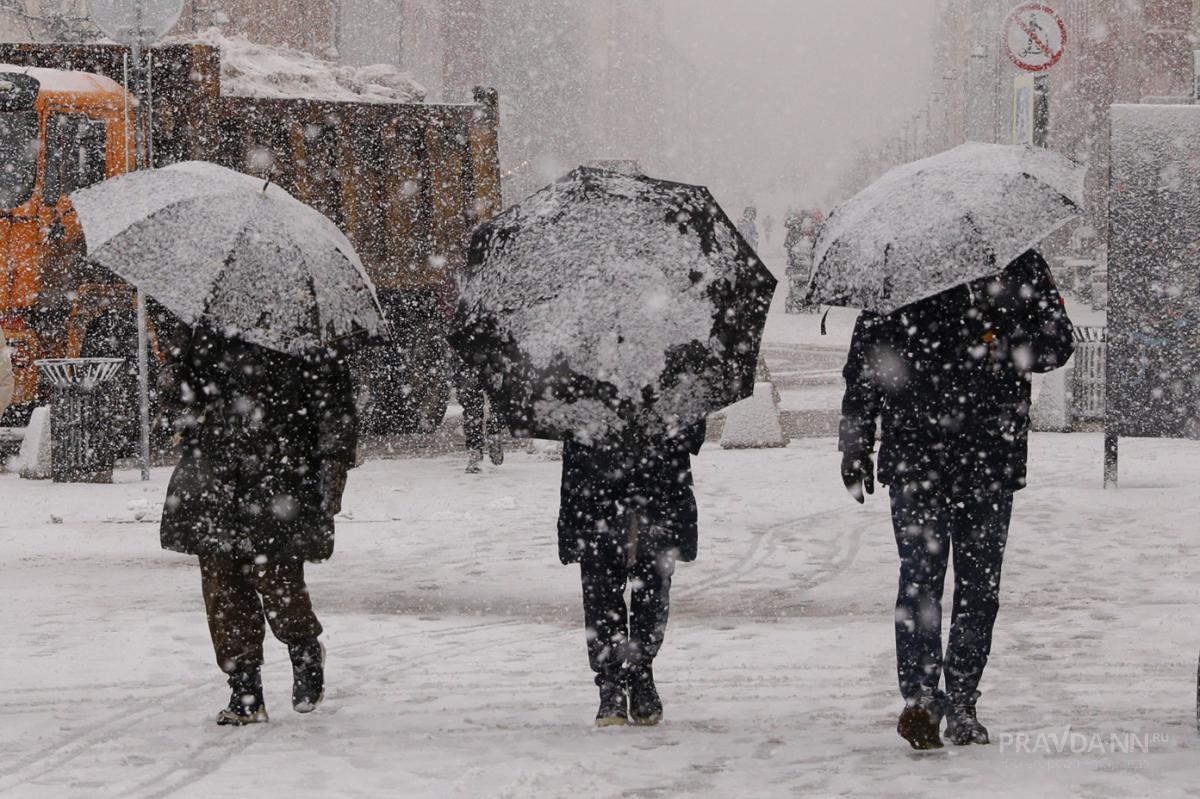 Снегопад накроет Нижегородскую область 17 декабря