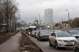 Парковку машин запретят на улице Родионова с 29 декабря