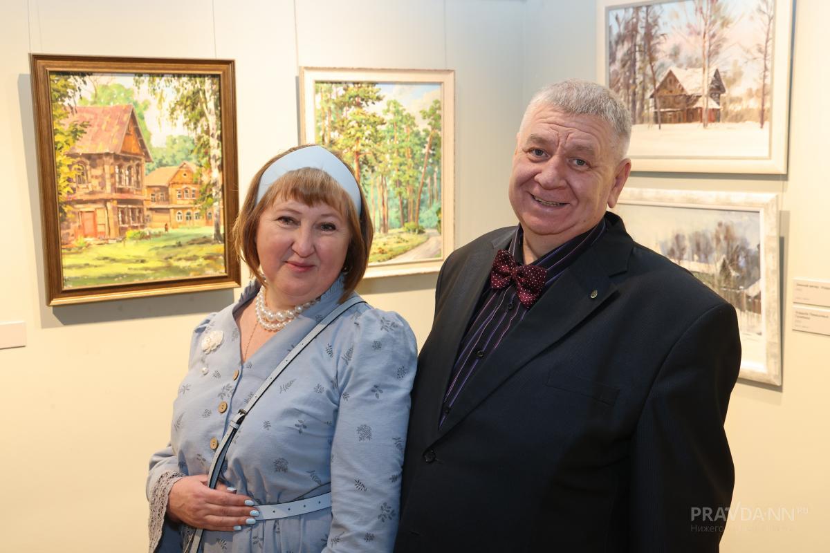 Иван и Светлана Ворожейкины - одна из самых творческих пар города, они часто вместе выставляют свои работы