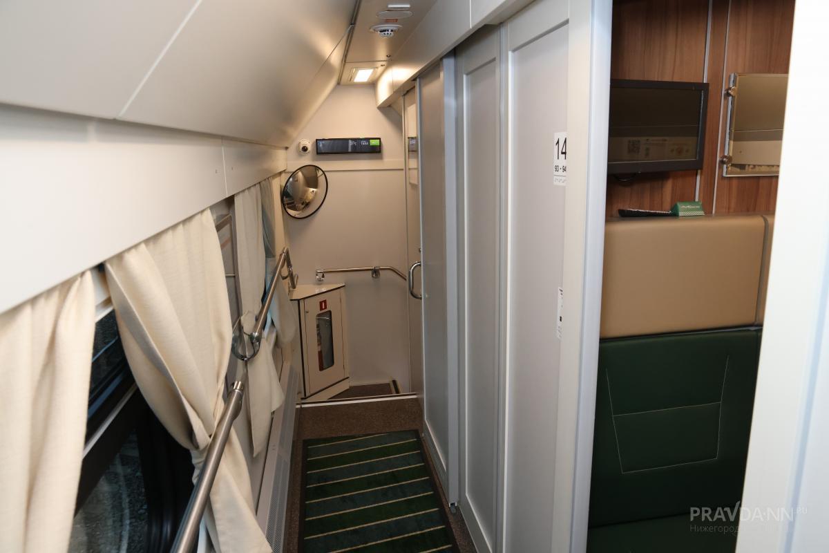 Новый скоростной двухэтажный поезд «Буревестник» Москва - Нижний Новгород