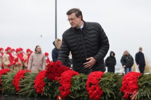 День Героев Отечества у Вечного огня в Нижегородском кремле