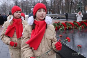 День Героев Отечества у Вечного огня в Нижегородском кремле