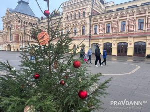 Нижегородская ярмарка готовит площадку к празднованию Нового года