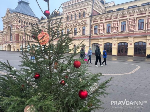 Нижегородская ярмарка готовит площадку к празднованию Нового года