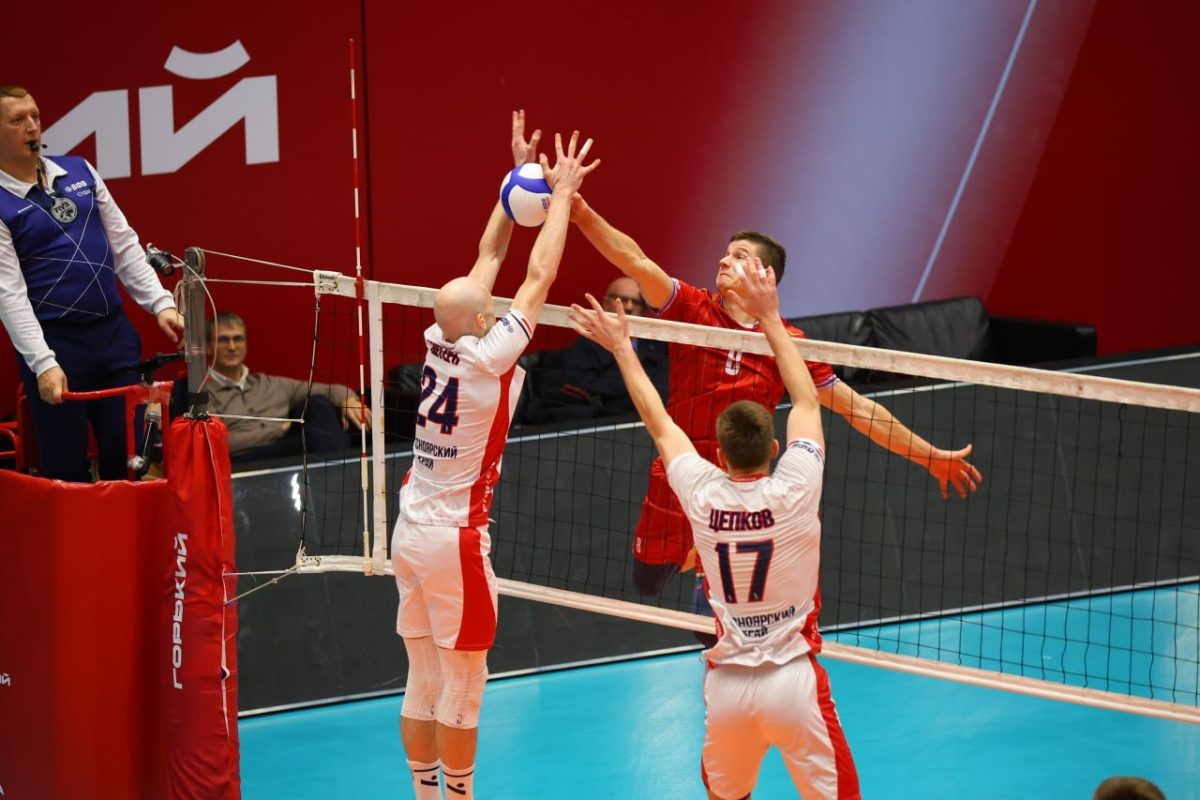 Четвёртое подряд поражение потерпели волейболисты «Горького»